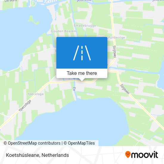 Koetshúsleane map