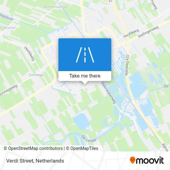 Verdistraat map