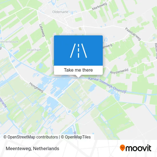 Meenteweg map
