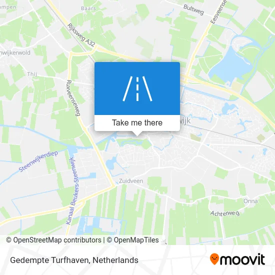 Gedempte Turfhaven map