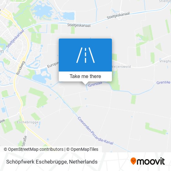 Schöpfwerk Eschebrügge map