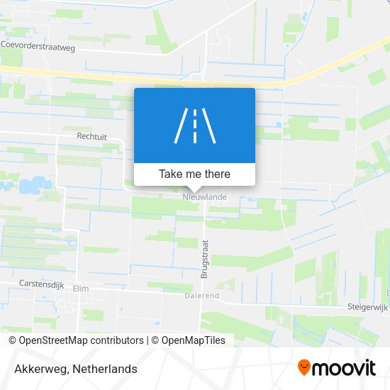 Akkerweg map