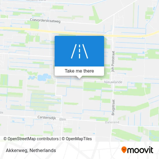 Akkerweg map