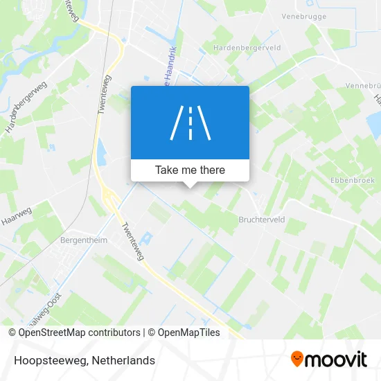 Hoopsteeweg map