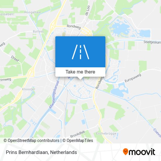 Prins Bernhardlaan map