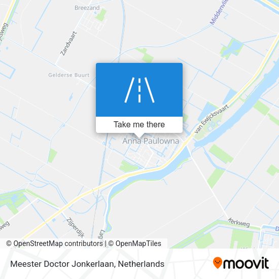 Meester Doctor Jonkerlaan map