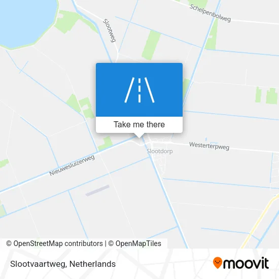 Slootvaartweg map