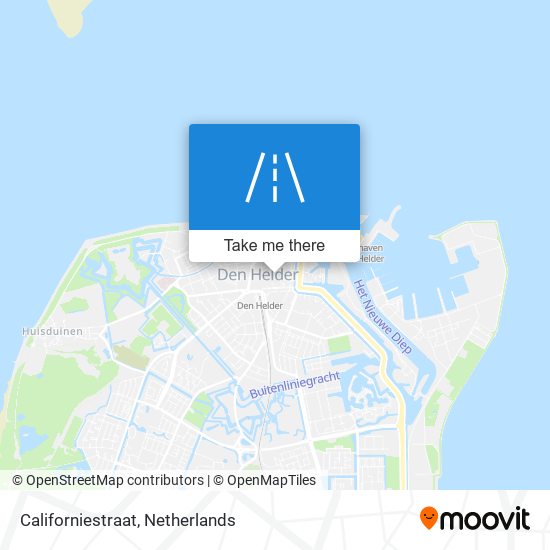 Californiestraat map