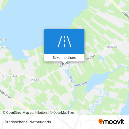 Stadsschans map