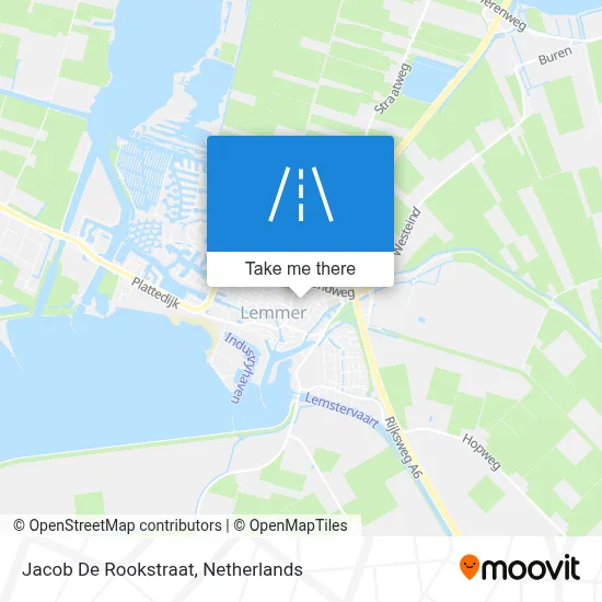 Jacob De Rookstraat map