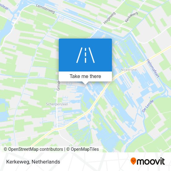 Kerkeweg map