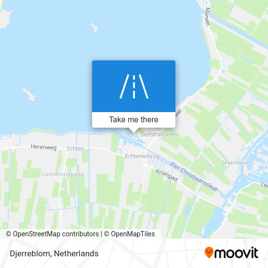 Djerreblom map