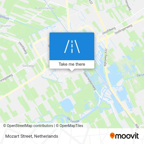 Mozartstraat map