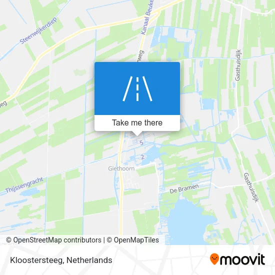 Kloostersteeg map