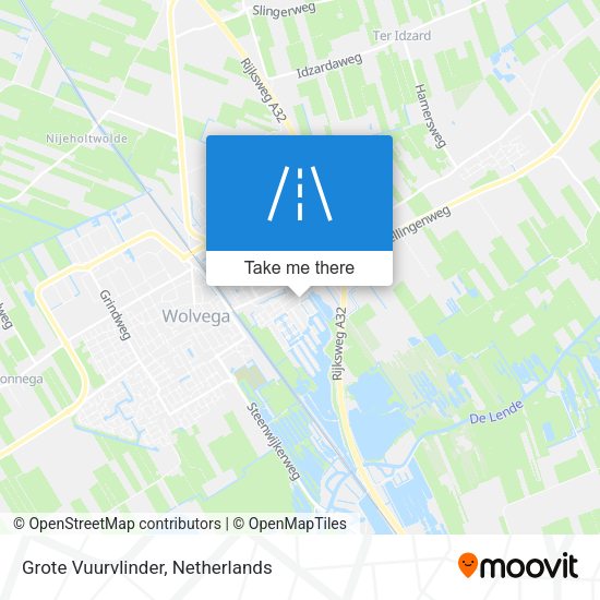 Grote Vuurvlinder map