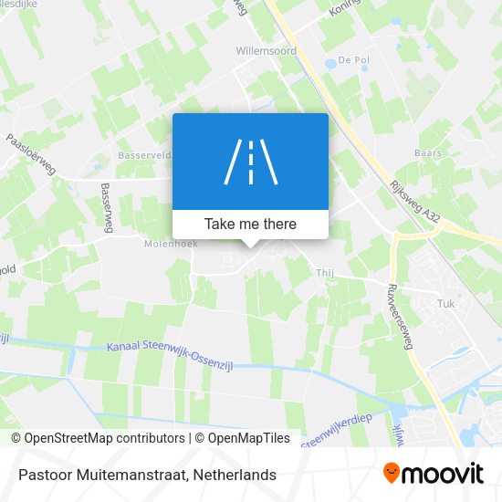 Pastoor Muitemanstraat map