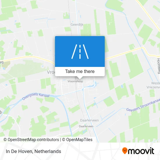 In De Hoven map