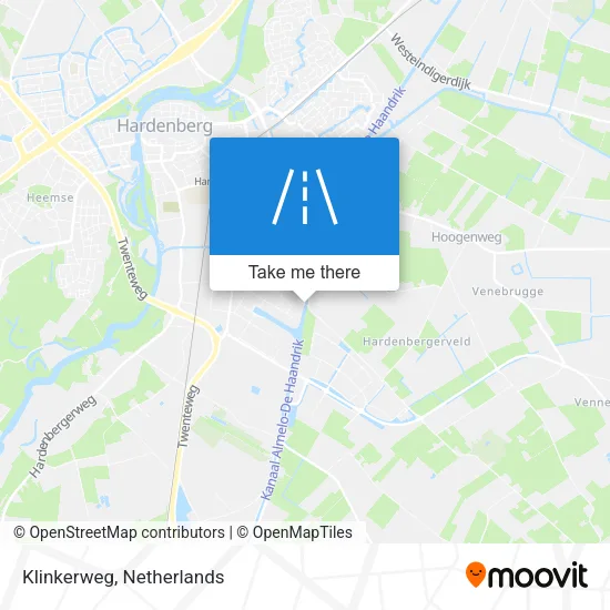 Klinkerweg map