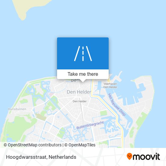 Hoogdwarsstraat Karte