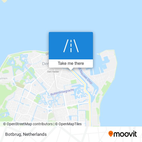 Botbrug map