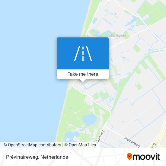 Prévinaireweg map