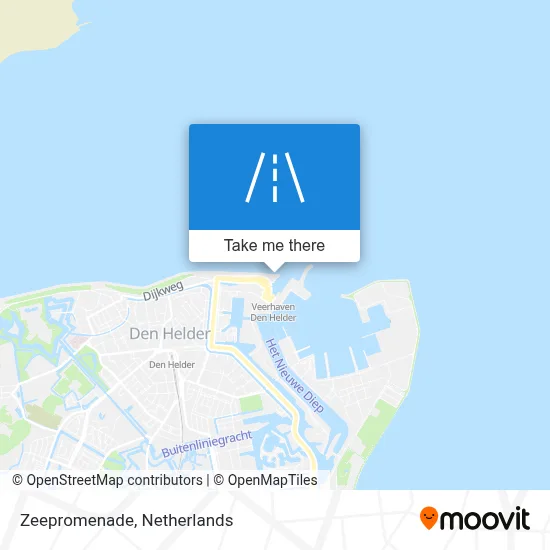 Zeepromenade map