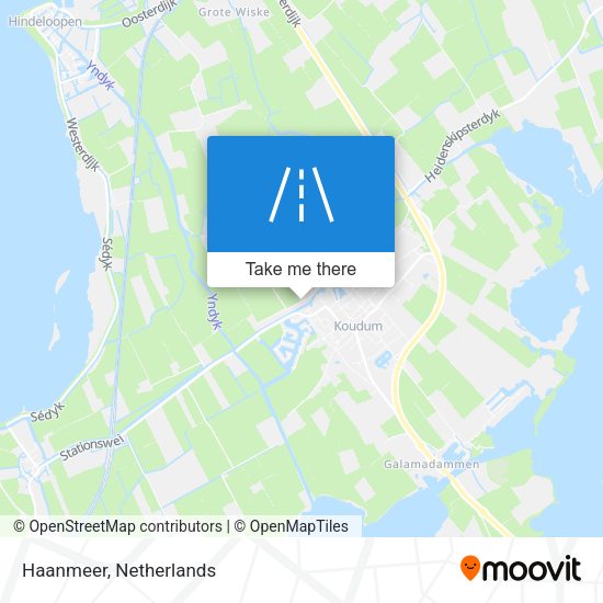 Haanmeer map