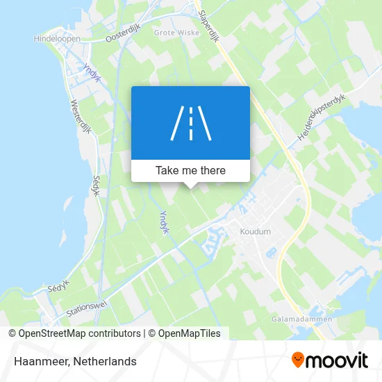 Haanmeer map