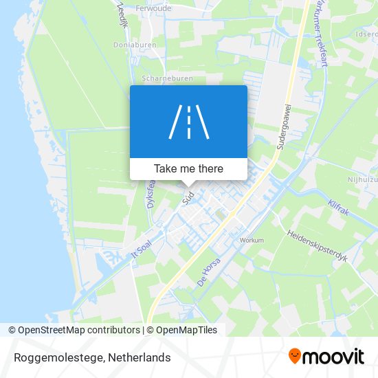 Roggemolestege map