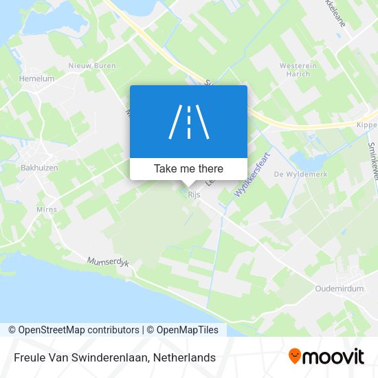 Freule Van Swinderenlaan map