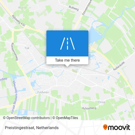 Preistingestraat map