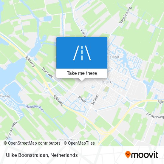 Uilke Boonstralaan map