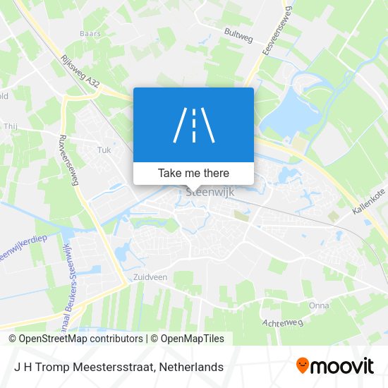 J H Tromp Meestersstraat map
