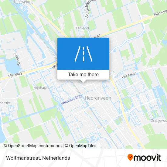 Woltmanstraat map