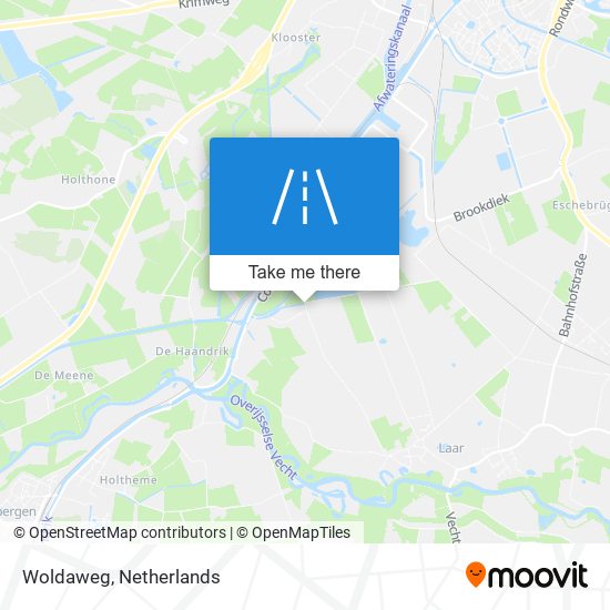 Woldaweg map