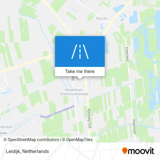 Leidijk map