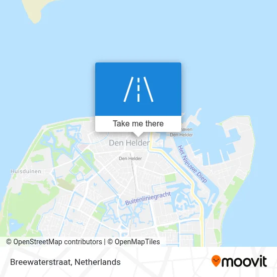 Breewaterstraat map