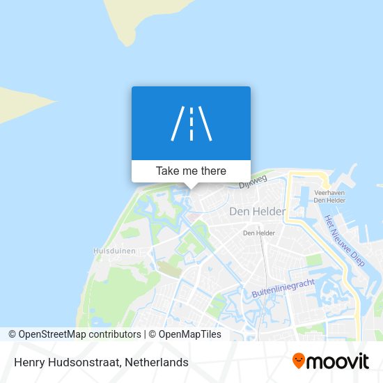 Henry Hudsonstraat map