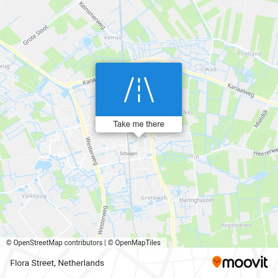 Florastraat map