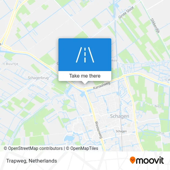 Trapweg map