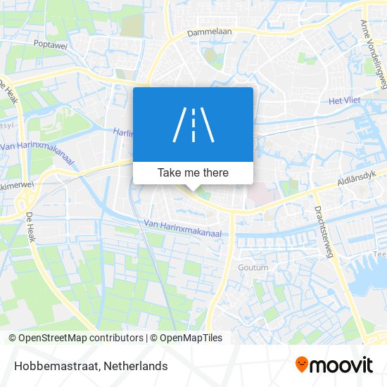 Hobbemastraat map