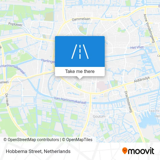 Hobbemastraat map