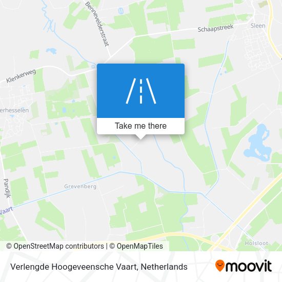 Verlengde Hoogeveensche Vaart map