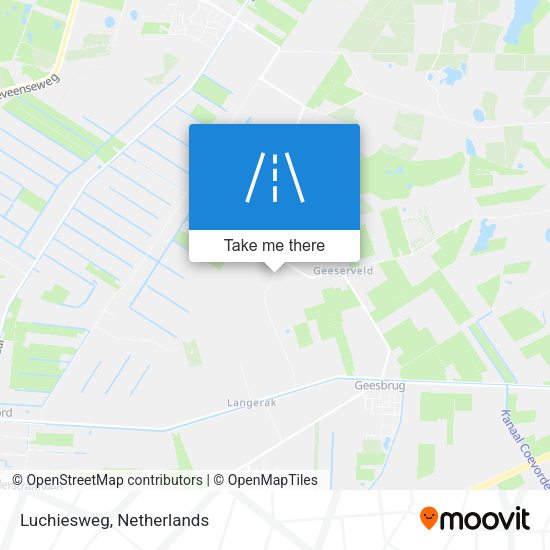 Luchiesweg map