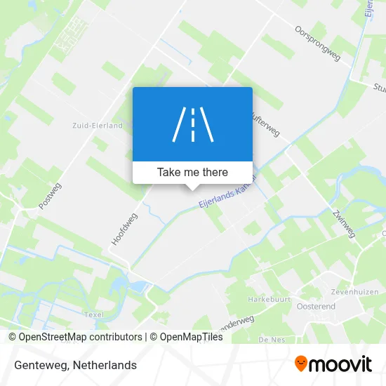 Genteweg map