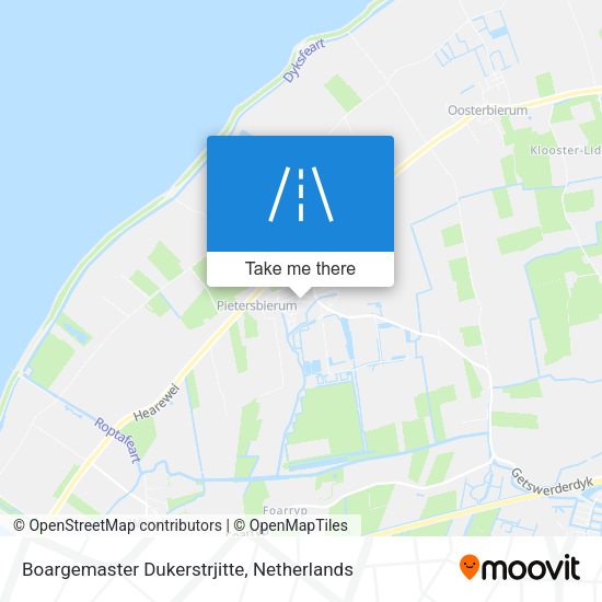 Boargemaster Dukerstrjitte map