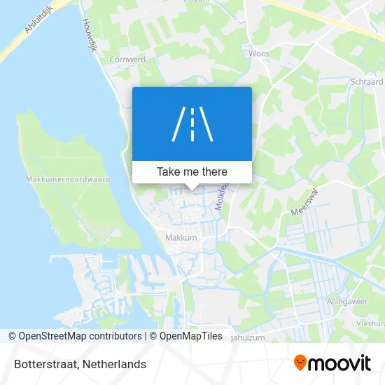 Botterstraat map