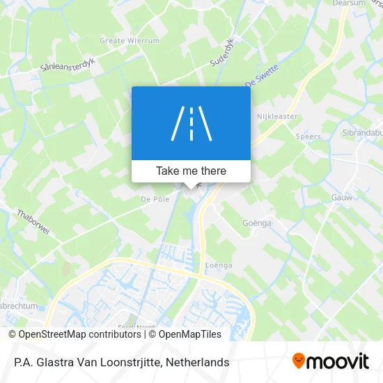 P.A. Glastra Van Loonstrjitte map