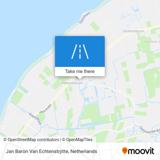Jan Baron Van Echtenstrjitte map