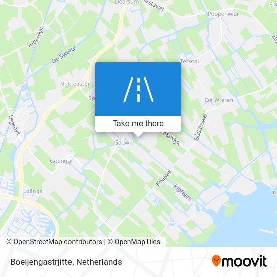 Boeijengastrjitte map